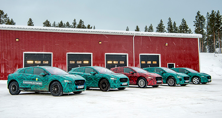 Jaguar I-Pace Winter testing