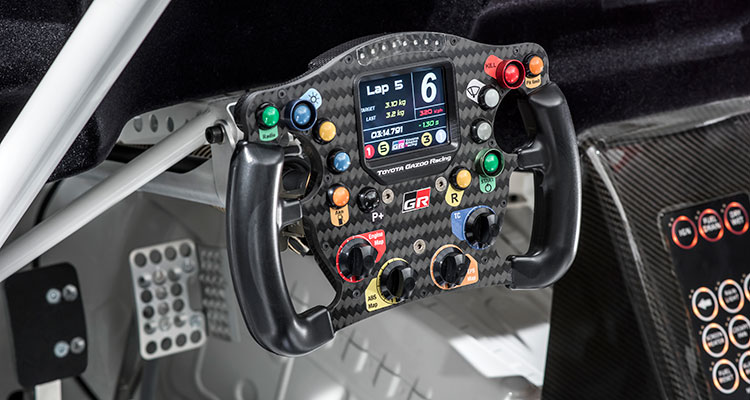 Toyota Supra Racing Concept steering-wheel