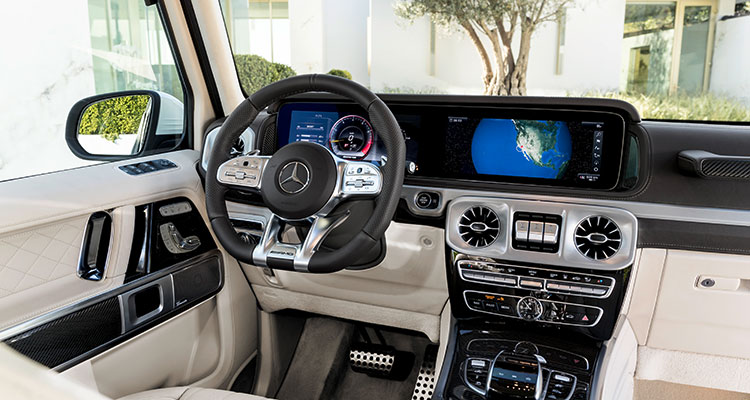 Mercedes G63 interior