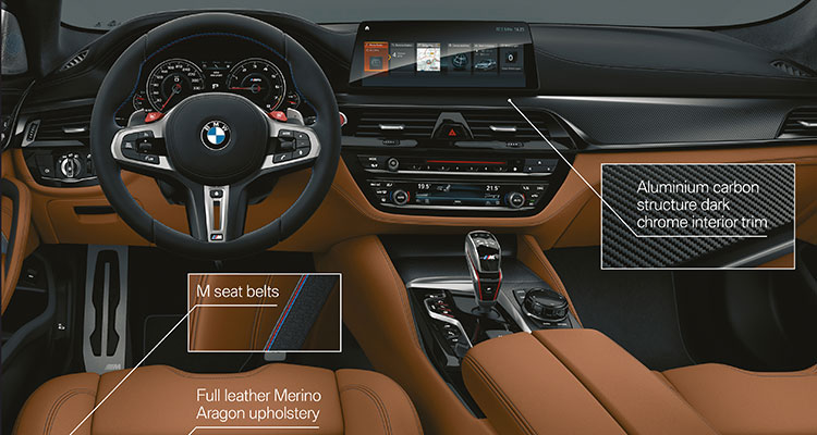 BMW M5 Competition interior