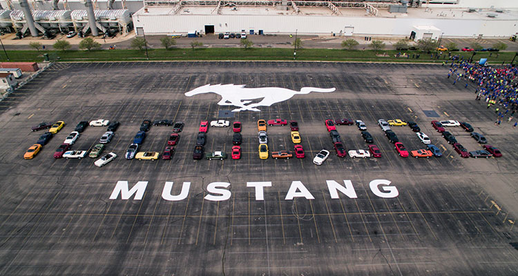 Ford Mustang production hits ten million 2