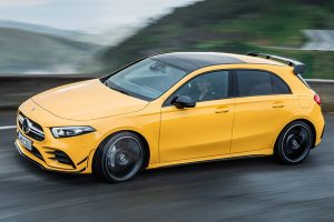 New Mercedes-AMG A35 front feature