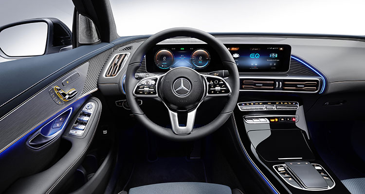 Mercedes Benz EQC interior