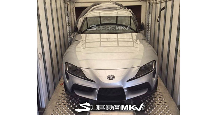 Leaked image of the 2019 Toyota Supra