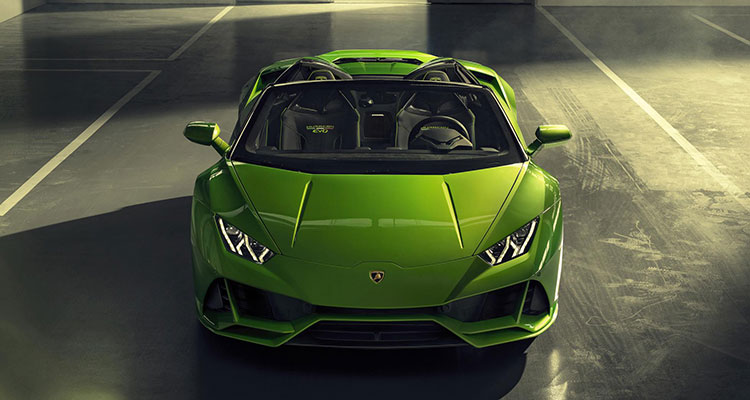 Lamborghini Huracán Evo Spyder front 1
