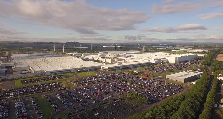 Nissan Sunderland Plant from air