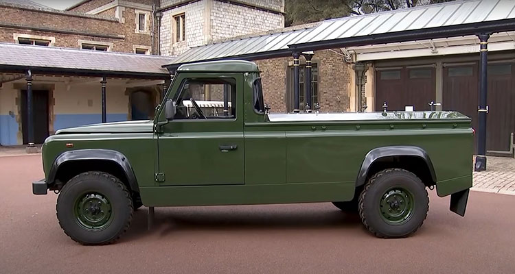 Prince Philip, the Duke of Edinburgh’s Custom Funeral Land Rover